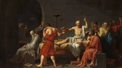 Socrates is offered alternatives to save himself from being poisoned